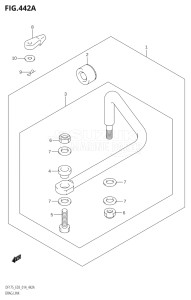 15002Z-410001 (2014) 150hp E03-USA (DF150Z  DF150Z) DF150Z drawing DRAG LINK