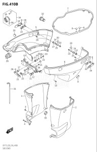 15002Z-610001 (2016) 150hp E03-USA (DF150Z) DF150Z drawing SIDE COVER (DF150TG:E03)