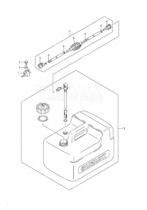 DF 9.9 drawing Fuel Tank