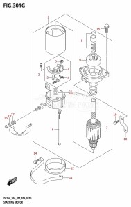 DF30A From 03003F-610001 (P01 P40)  2016 drawing STARTING MOTOR (DF30AT:P01)