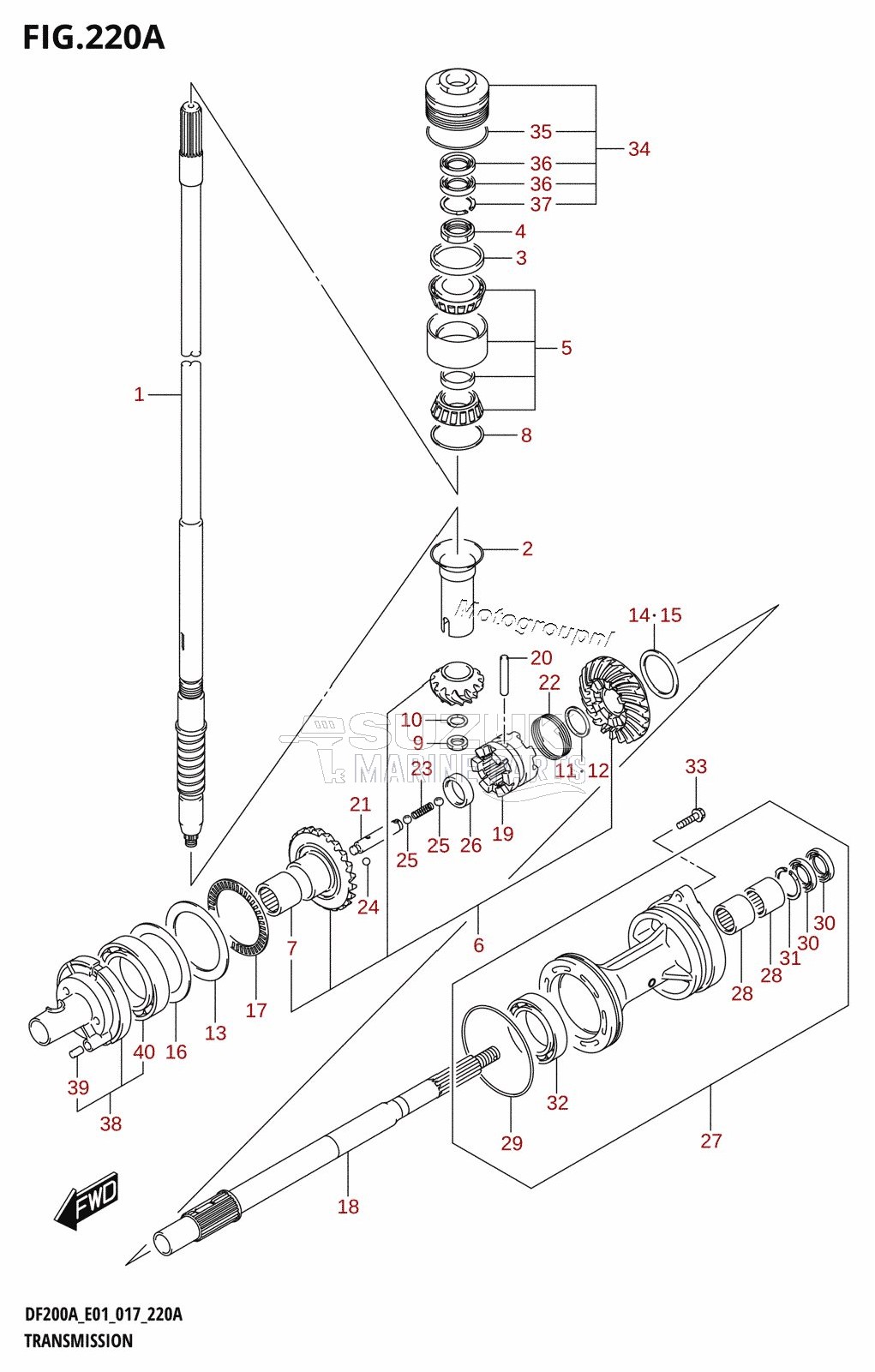 TRANSMISSION (DF200AT:E01)