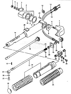 DT25 From 2501-100001 ()  1982 drawing HANDLE