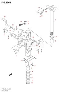 04003F-410001 (2014) 40hp E03-USA (DF40A) DF40A drawing SWIVEL BRACKET (DF50A)