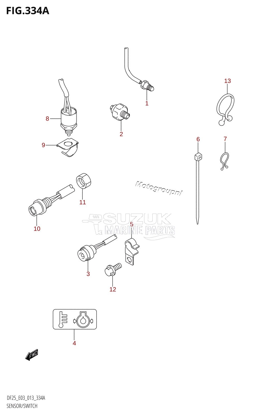 SENSOR /​ SWITCH (DF25:E03)