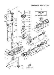 L200AETX drawing LOWER-CASING-x-DRIVE-3