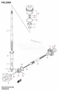 DF250ATSS From 25001N-440001 (E03)  2024 drawing TRANSMISSION