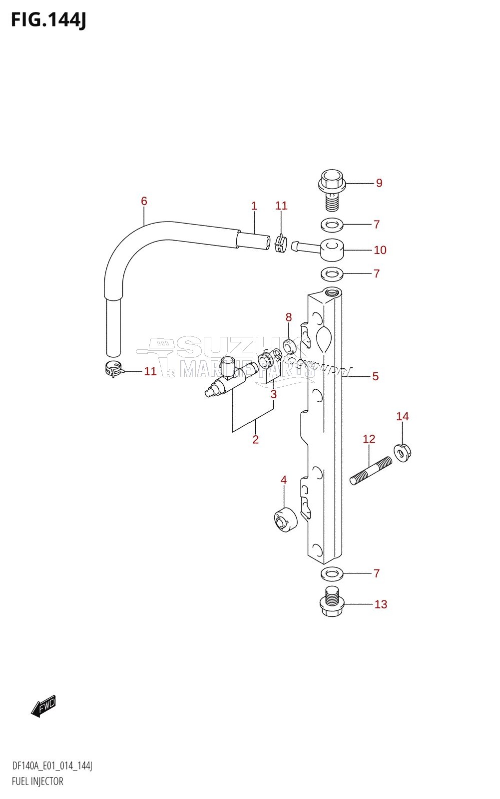 FUEL INJECTOR (DF140AZ:E01)