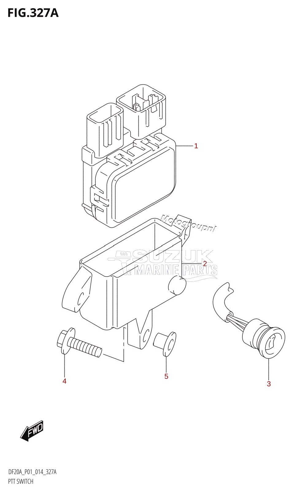 PTT SWITCH (DF9.9BT:P01)