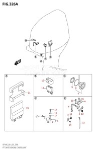 DF100C From 10005F-340001 (E01)  2023 drawing PTT SWITCH /​ ENGINE CONTROL UNIT