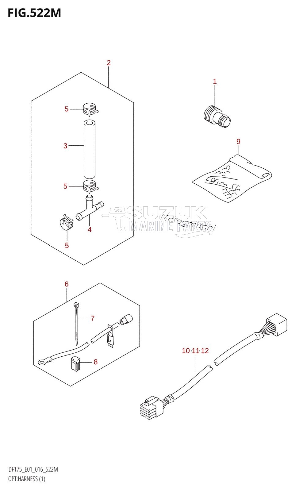 OPT:HARNESS (1) (DF175TG:E40)