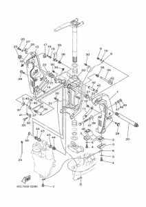 FL300BETX drawing FRONT-FAIRING-BRACKET