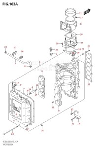 DF250A From 25003P-510001 (E03)  2015 drawing THROTTLE BODY