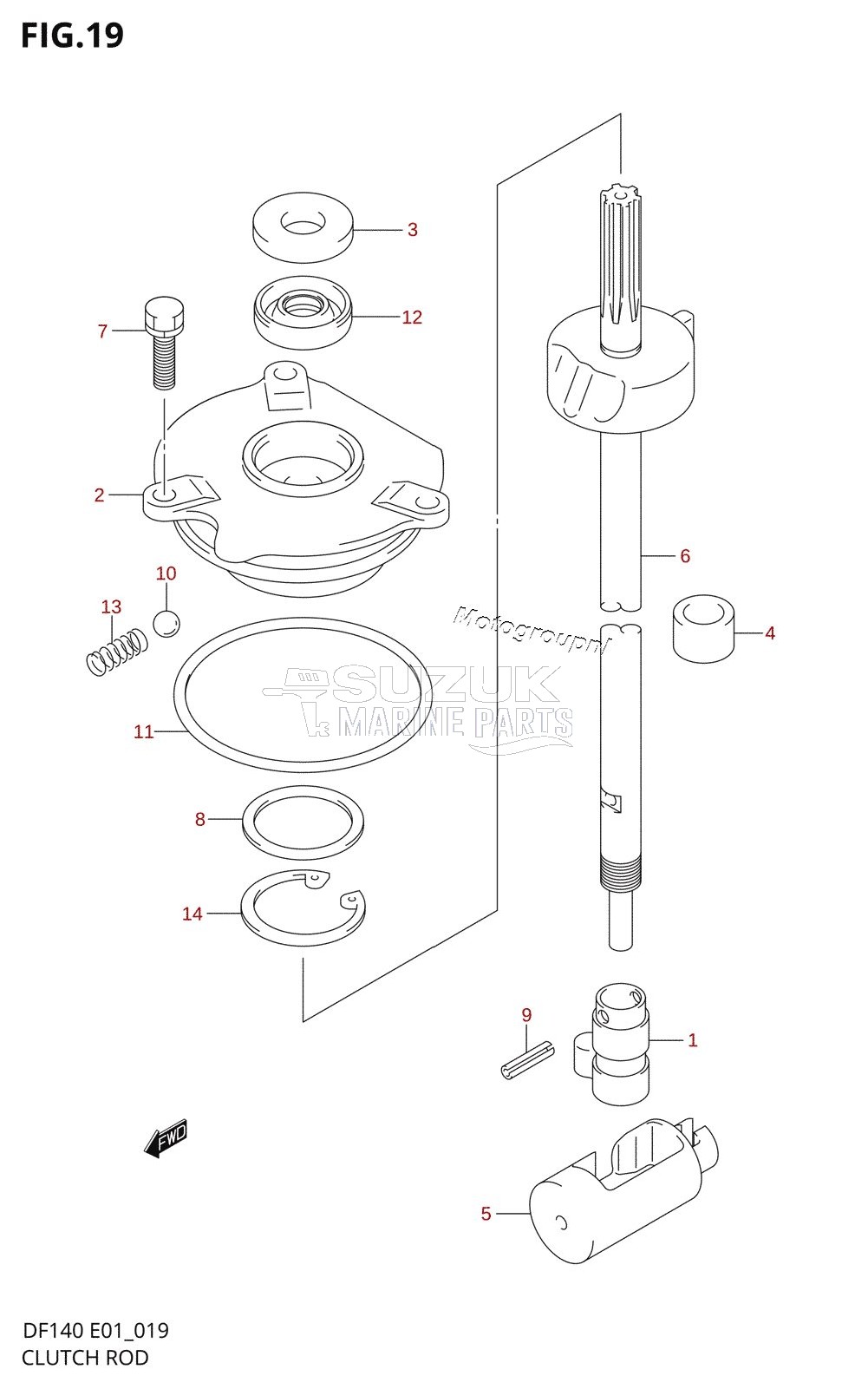 CLUTCH ROD