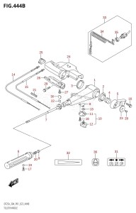 DF25A From 02504F-340001 (P01)  2023 drawing TILLER HANDLE (DF25ATH,DF30A,DF30ATH)