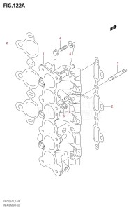 DF200Z From 20001Z-880001 (E01 E40)  2008 drawing INTAKE MANIFOLD