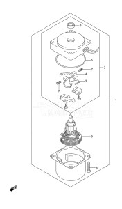 Outboard DF 9.9 drawing PTT Motor