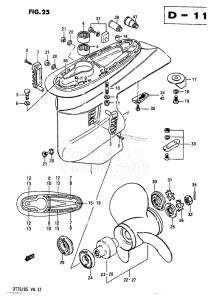 DT75 From 070501-60614 ()  1986 drawing GEAR CASE