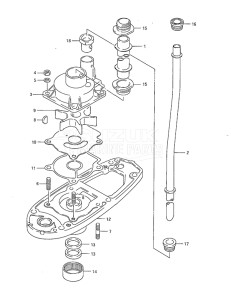 Outboard DT 40 drawing Water Pump