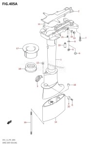 DF5 From 00501F-371001 (P01)  2003 drawing DRIVE SHAFT HOUSING