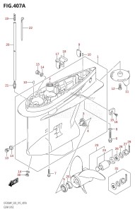 DF200AP From 20003P-510001 (E03)  2015 drawing GEAR CASE