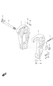 Outboard DF 50A drawing Clamp Bracket High Thrust