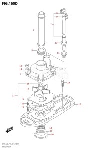 DT25 From 02503K-710001 (P36-)  2017 drawing WATER PUMP (DT30:P40)