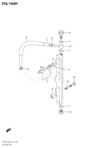 DF140AZ From 14003Z-410001 (E01)  2014 drawing FUEL INJECTOR (DF140AT:E40)