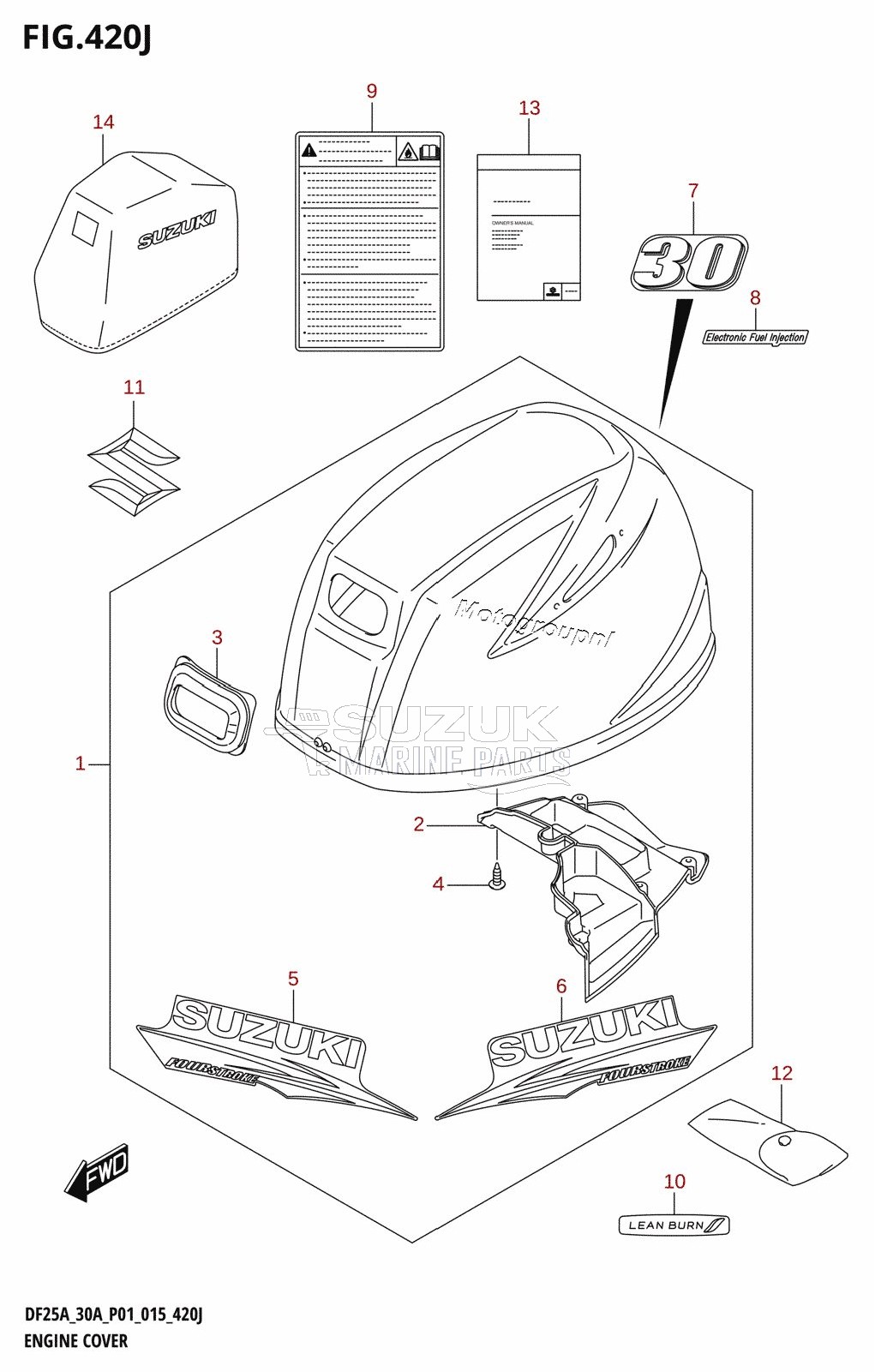 ENGINE COVER (DF30AQ:P01)