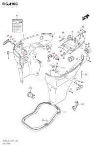 DF115A From 11503F-710001 (E11 E40)  2017 drawing SIDE COVER (DF140AT:E40)