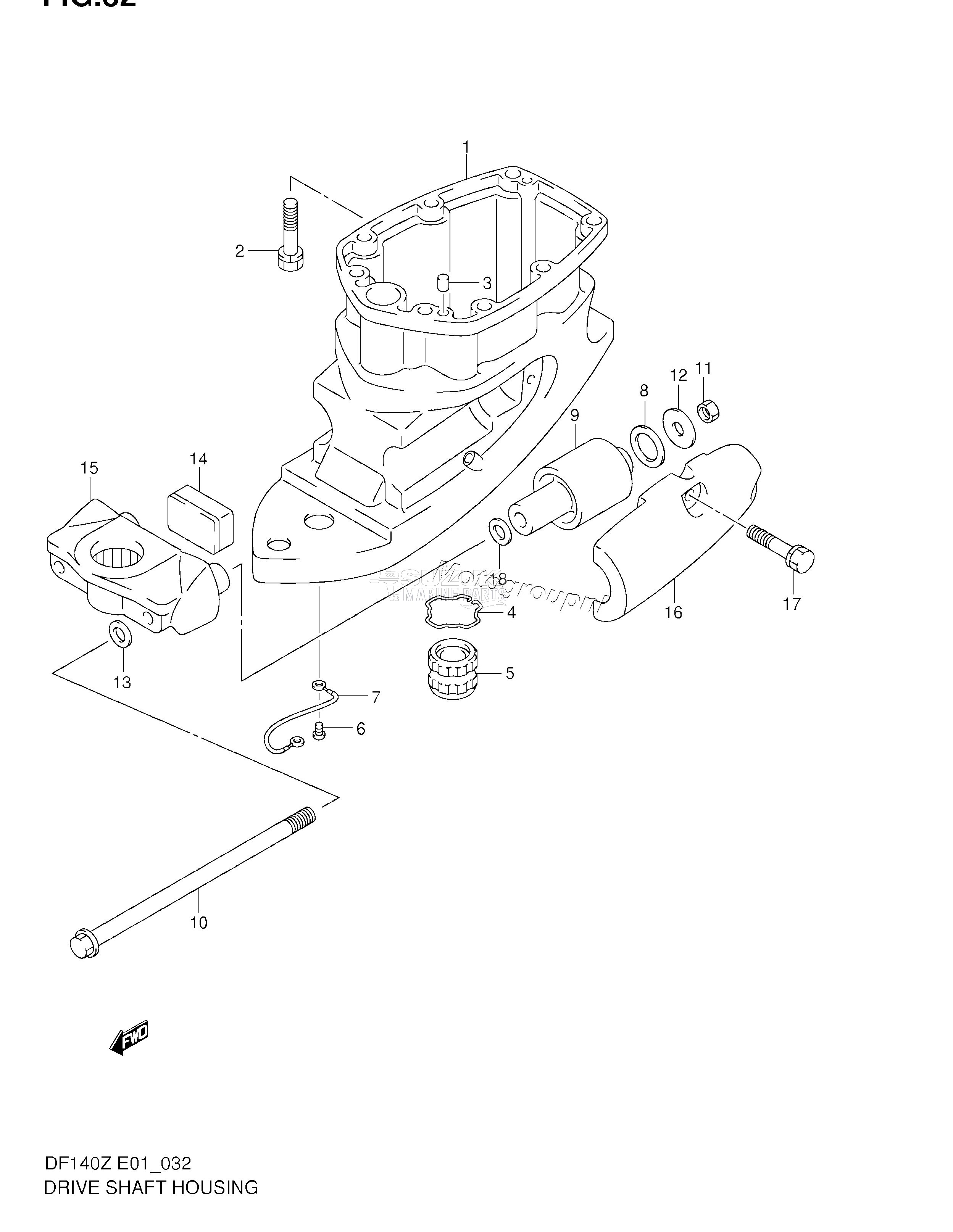 DRIVE SHAFT HOUSING