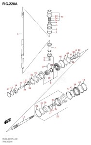 DF300A From 30002P-510001 (E03)  2015 drawing TRANSMISSION