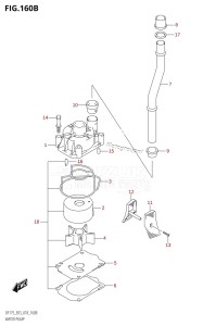 DF150Z From 15002Z-810001 (E03)  2018 drawing WATER PUMP (DF150Z,DF175Z)