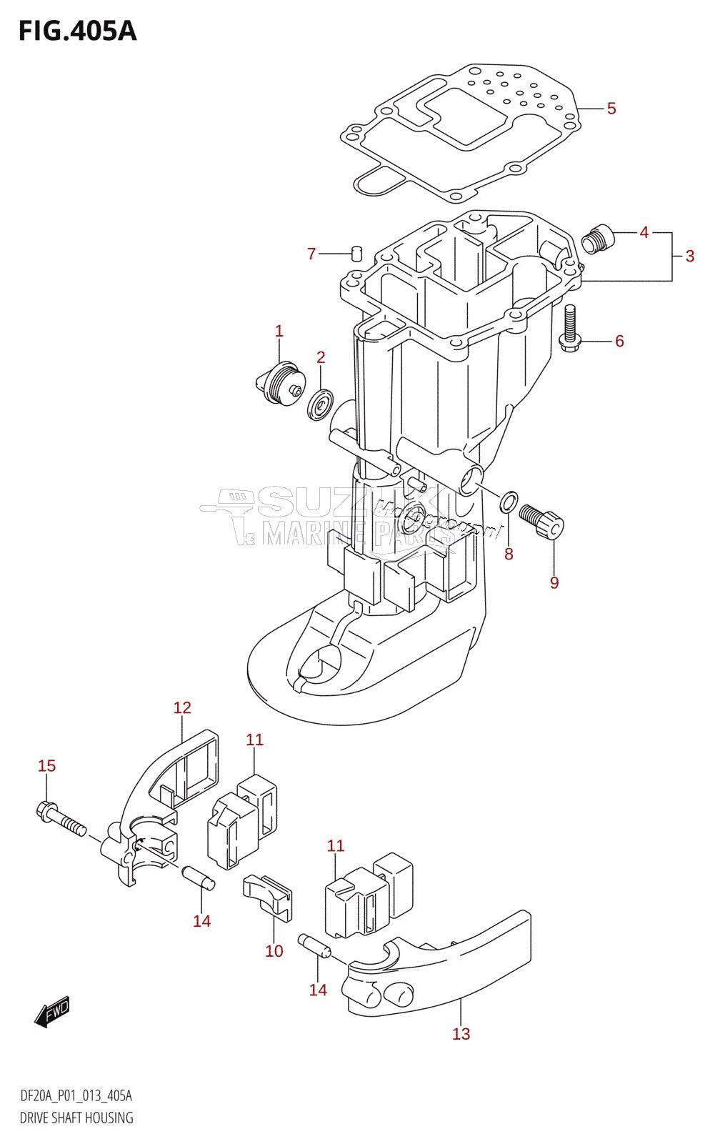 DRIVE SHAFT HOUSING