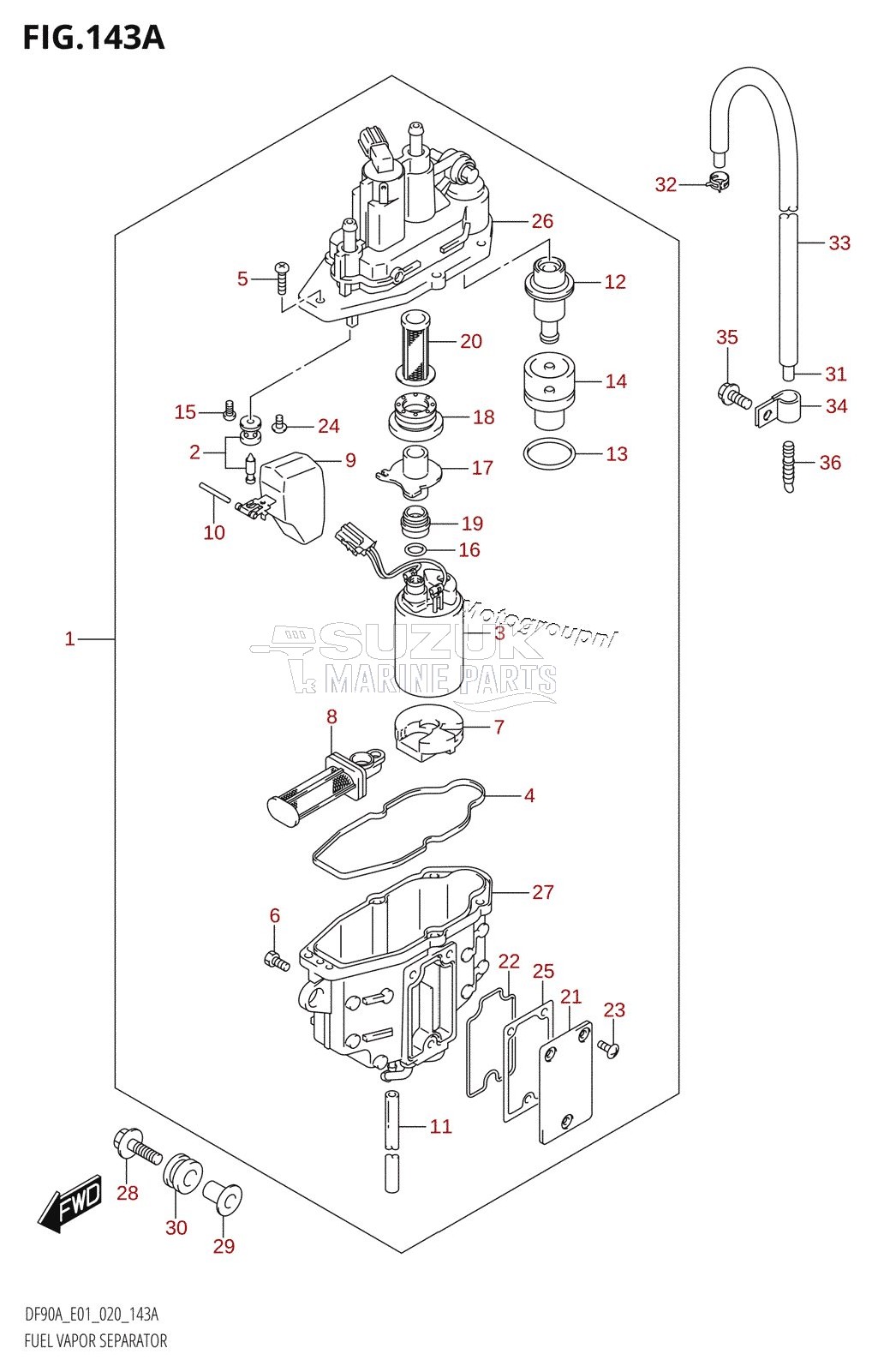 FUEL VAPOR SEPARATOR (E01)