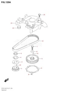 02504F-710001 (2017) 25hp P01-Gen. Export 1 (DF25A  DF25AR  DF25AT  DF25ATH) DF25A drawing TIMING BELT