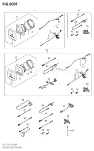 DF175T From 17502F-610001 (E01 E40)  2016 drawing OPT:MULTI FUNCTION GAUGE (DF175T:E40)