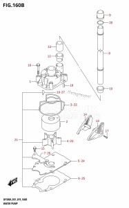 DF300AP From 30002P-910001 (E01 E40)  2019 drawing WATER PUMP (E40)