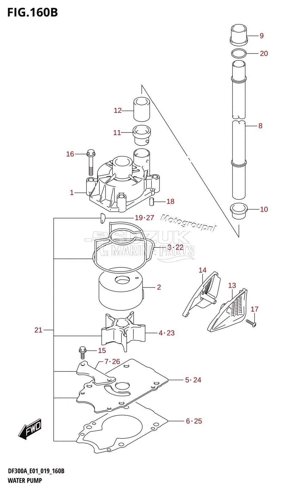 WATER PUMP (E40)