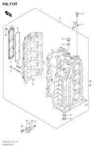 DF115AZ From 11503Z-510001 (E01 E40)  2015 drawing CYLINDER BLOCK (DF140AZ:E01)