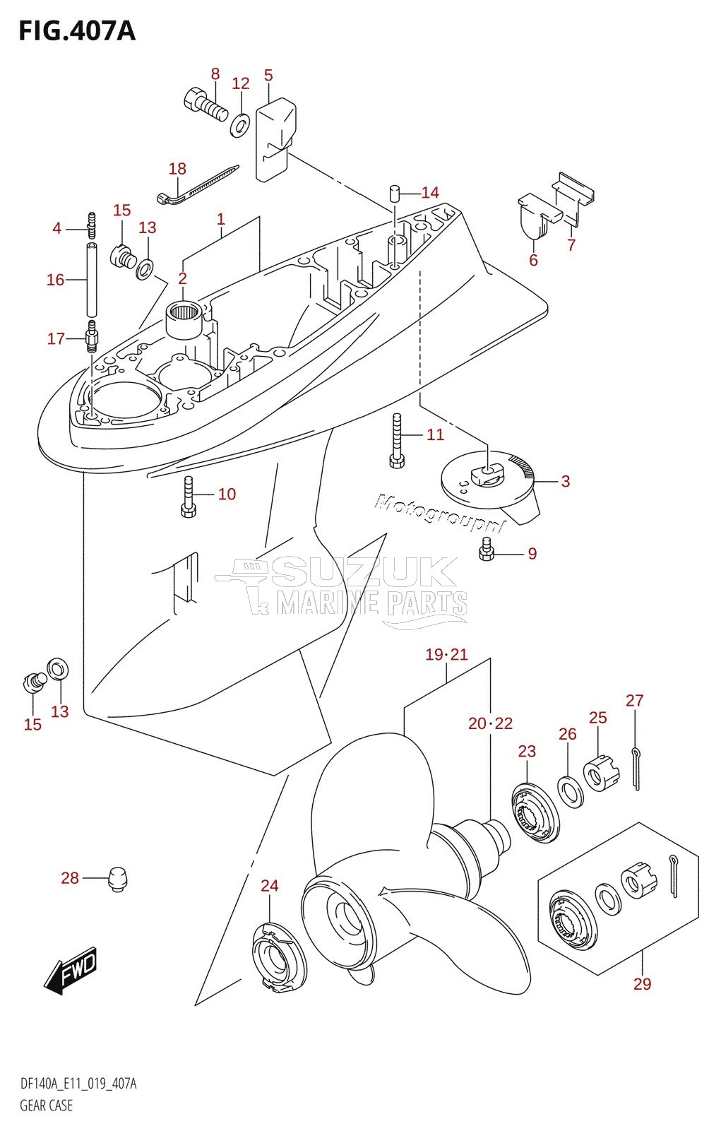 GEAR CASE (DF100AT)