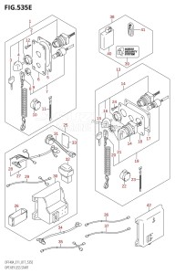 DF115AZ From 11503Z-710001 (E11 E40)  2017 drawing OPT:KEY LESS START (DF140AZ:E11)