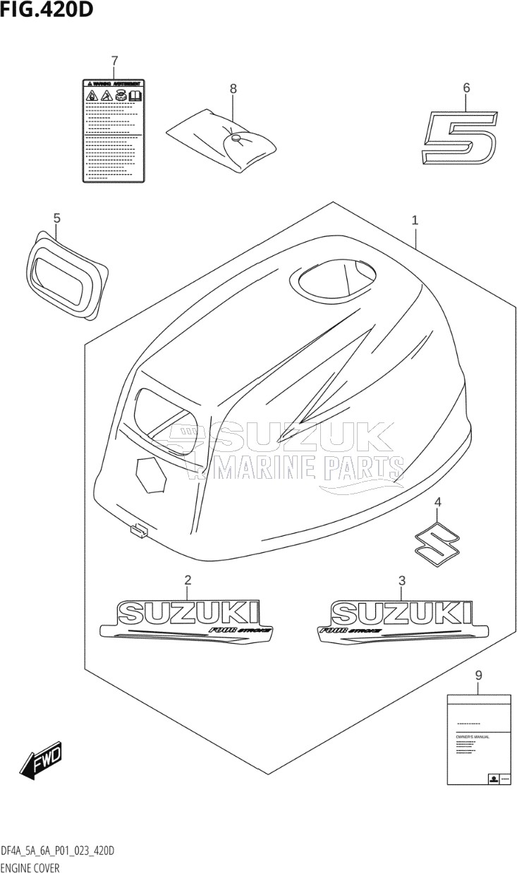 ENGINE COVER (DF5A:020)