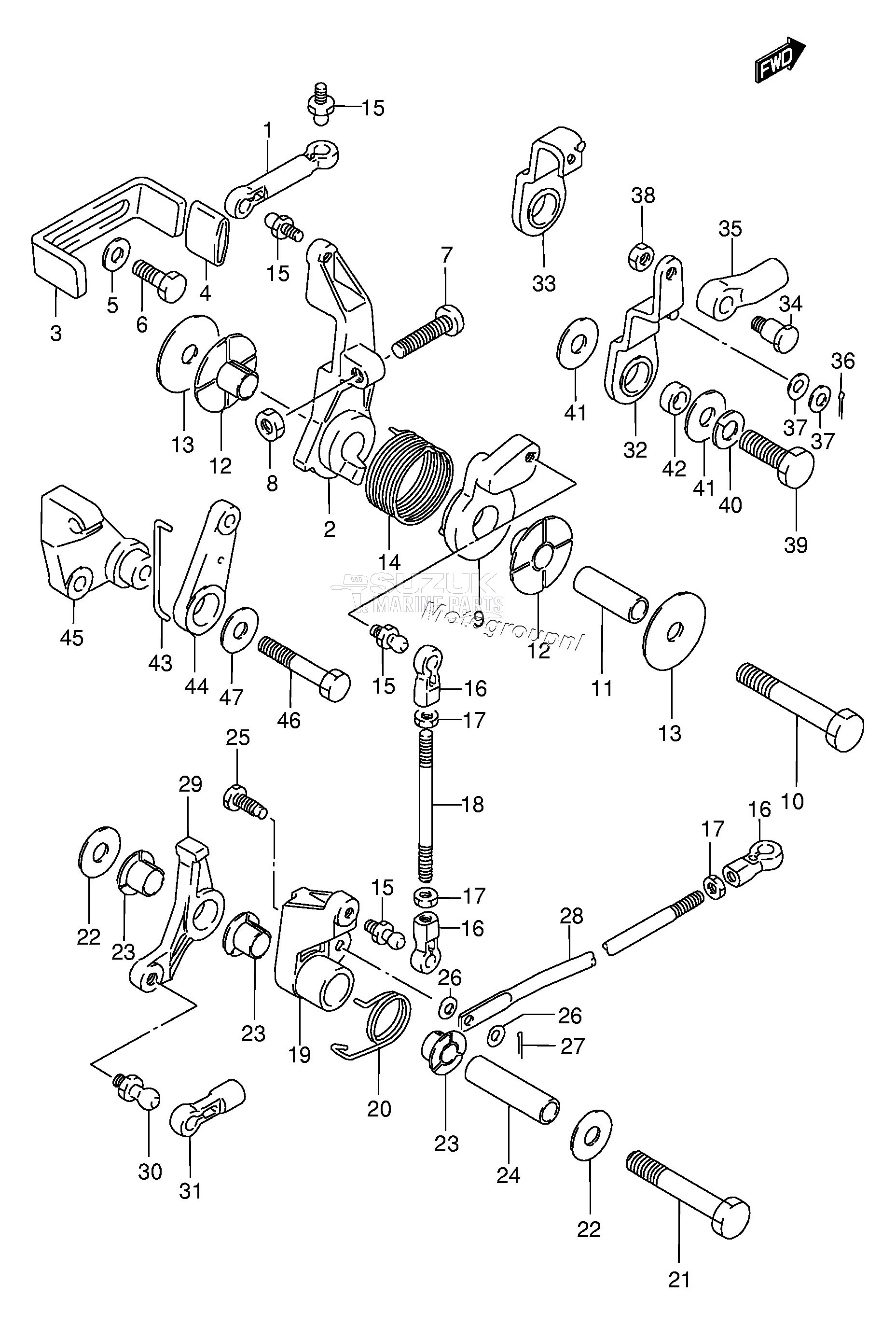 THROTTLE LINK (WT,WQ,WHQ,MQ ~MODEL:94)