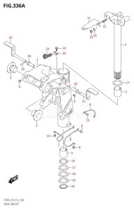 06002F-210001 (2012) 60hp E03-USA (DF60A) DF60A drawing SWIVEL BRACKET (DF40A:E03)