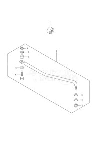 Outboard DF 9.9 drawing Drag Link w/Remote Control