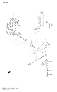 09003F-210001 (2012) 90hp E01 E40-Gen. Export 1 - Costa Rica (DF90A  DF90AT / DF90ATH  DF90ATH) DF90A drawing THROTTLE BODY (DF90A E01)