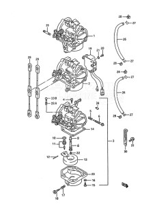 Outboard DT 85 drawing Carburetor