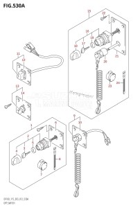 DF100 From 10002F-110001 (E03)  2011 drawing OPT:SWITCH (DF100T:E03)