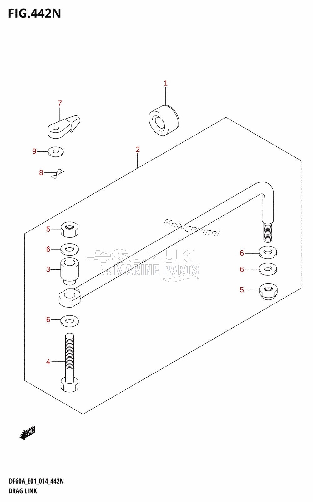 DRAG LINK (DF50AVT:E01)