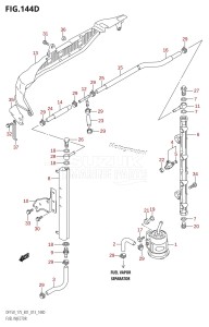 DF150Z From 15002Z-310001 (E01 E40)  2013 drawing FUEL INJECTOR (DF150Z:E40)